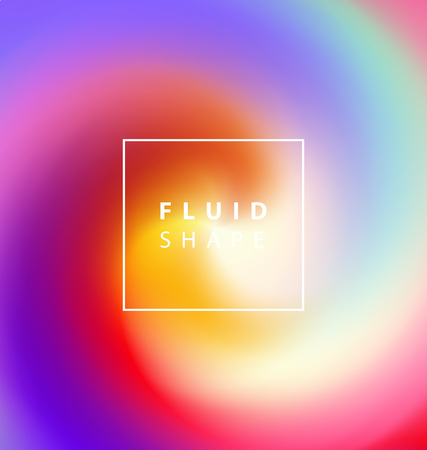 Fluid colors background. Vector illustration for social media banners, posters designs, ads, promotional material.のイラスト素材