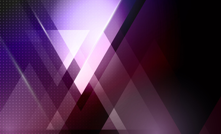Vector color abstract geometric banner with triangle shapesのイラスト素材