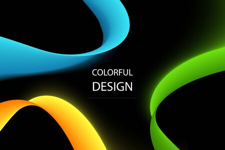 Abstract colorful Design Template.のイラスト素材