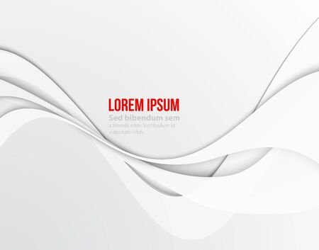 White elegant business background. Vector illustration. Minimal Paper designのイラスト素材