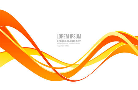 Modern colorful flow poster. Wave Liquid shape color paint. Moving simple lines. Art design for your design project.のイラスト素材