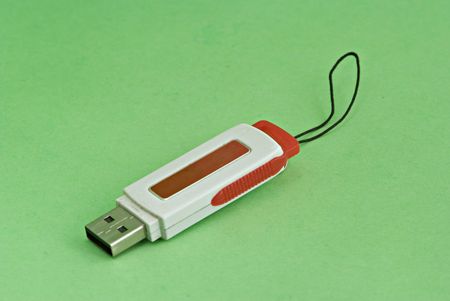 USB flash drive isolated on background