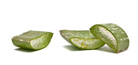 Pieces of steams of Aloe veraの写真素材