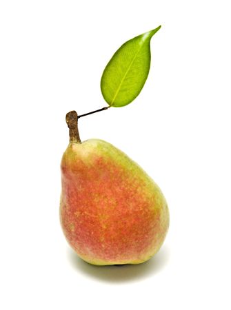 Pear isolated on white backgroundの写真素材