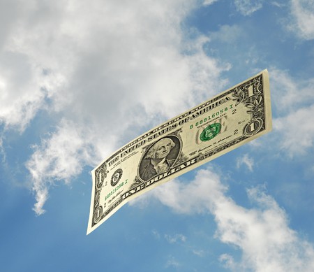 Dollar billの写真素材