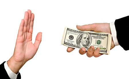 Refusal of bribery