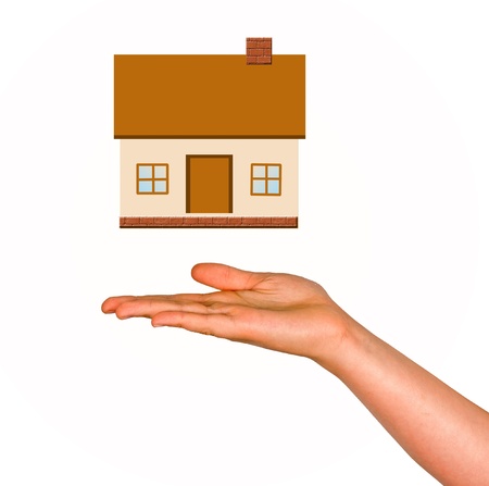 Gift of houseの写真素材