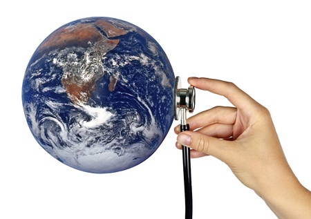 Caring for Earthの写真素材