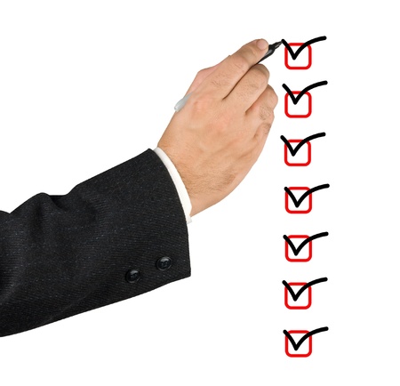  checklistの写真素材