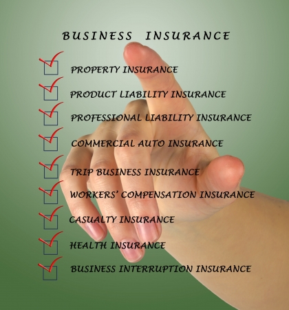 Business insuranceの写真素材