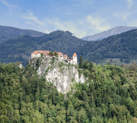 Bled Castle in Sloveniaのeditorial素材