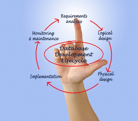 Database development lifecycleの写真素材