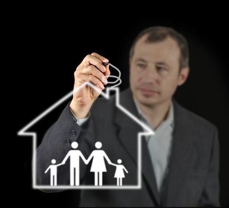 Gift of houseの写真素材