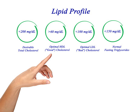Lipid profileの写真素材