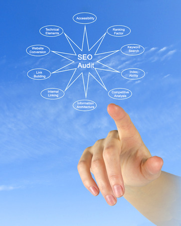 Diagram of SEO Auditの写真素材
