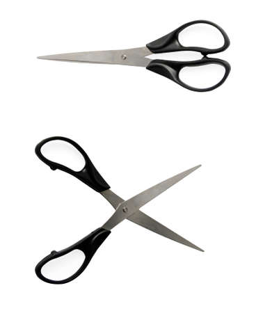 Scissors isolated on white backgroundの写真素材