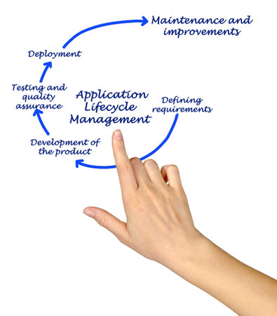 Components of Application Lifecycle Managementの写真素材