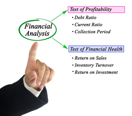 Two Tests for Financia Analysisの写真素材