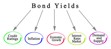 Five Factors Determining  Bond Yieldsの写真素材