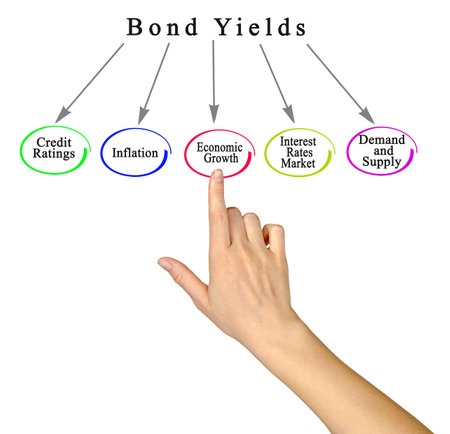 Five Factors Determining  Bond Yieldsの写真素材