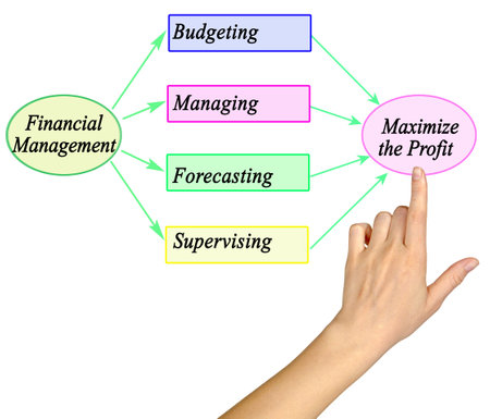 Financial Management Maximizing thel Profitの写真素材