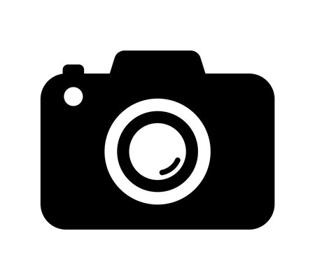 Camera icon. Simple flat style. Vector illustration isolated on white background. Design for your...