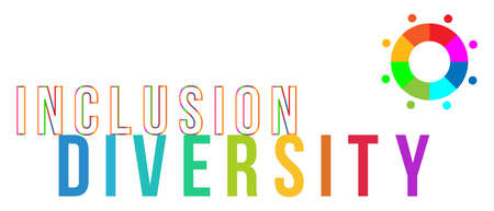 Inclusion and diversity infographic. Vector illustration isolated on white background