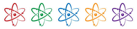 Atom color iconsのイラスト素材