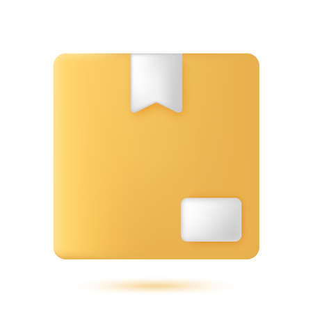 Cardboard boxのイラスト素材