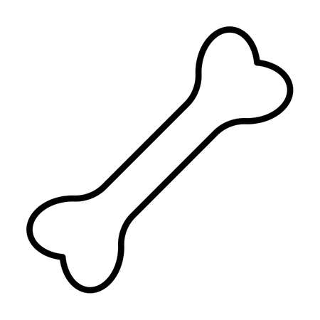 Bone line icon. Vector illustrationのイラスト素材