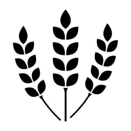 Wheat icon. Agriculture wheat symbolのイラスト素材