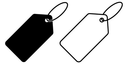 Set of price tag icons. Design for web and mobile app. Vector illustration isolated on white backgroundのイラスト素材