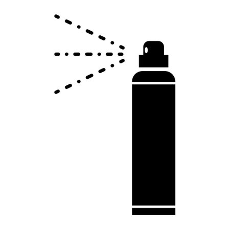 spray icon. Vector illustration isolated on white backgroundのイラスト素材