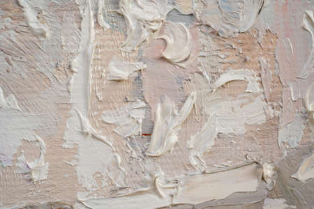 Embossed pasty oil paints and reliefs. Abstract art.