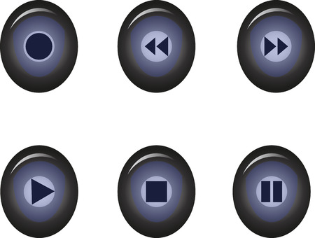 video Icons.のイラスト素材