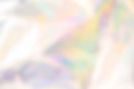 Blurry, defocused abstract iridescent holographic background fotr your design.の写真素材