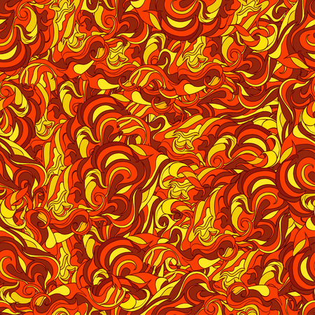 Colored wave pattern, endless texture.のイラスト素材