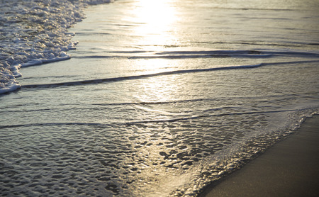 Amazing sunset closed to the ocean.の写真素材
