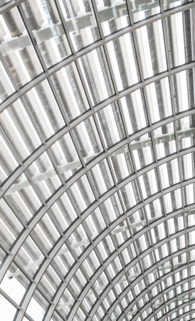 Geometry glass roofの写真素材