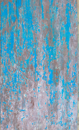 Vintage wood background with peeling paint.の写真素材