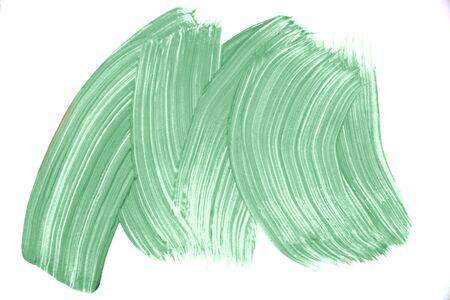 Trendy mint colored made by brush abstact textured background.の写真素材