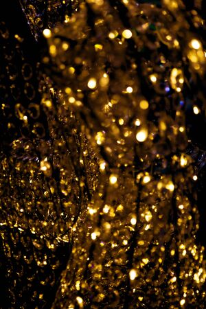 Golden shiny luxury blurred background.の写真素材