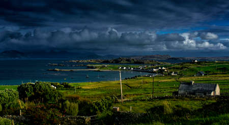 Dramatic country scenery, Big open spaceの写真素材