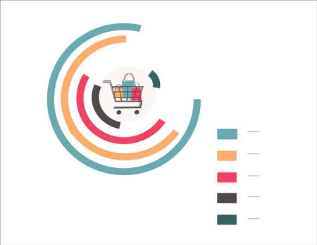 Shopping statisticsのイラスト素材