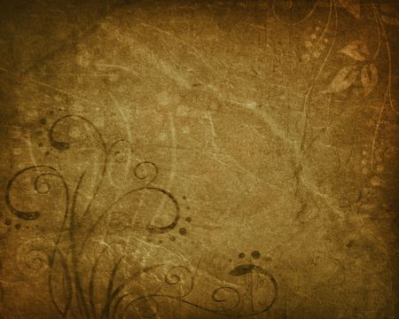 green-olive vintage floral background の写真素材