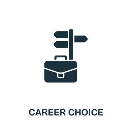 Career Choice icon from personal productivity collection. Simple line Career Choice icon for templates, web design and infographics.のイラスト素材