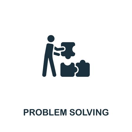 Problem Solving icon from personal productivity collection. Simple line Problem Solving icon for templates, web design and infographics.のイラスト素材