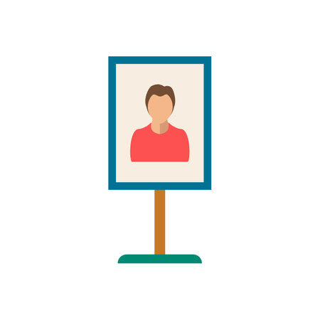 Vote icon. Simple illustration from election collection. Monochrome Vote icon for web design, templates and infographics.のイラスト素材