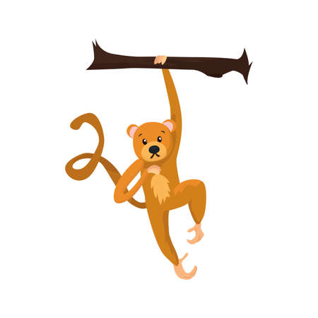 Sloth flat icon. Colored vector element from animals collection. Creative Sloth icon for web design, templates and infographics.のイラスト素材