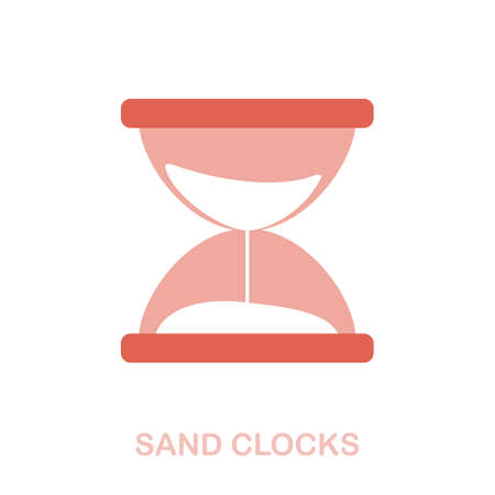 Sand Class flat icon. Colored element sign from spa therapy collection. Flat Sand Class icon sign for web design, infographics and more.のイラスト素材